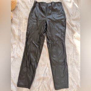 Forever 21 Black Faux Leather Pants